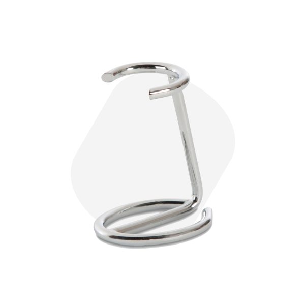Chrome Shaving Brush Stand